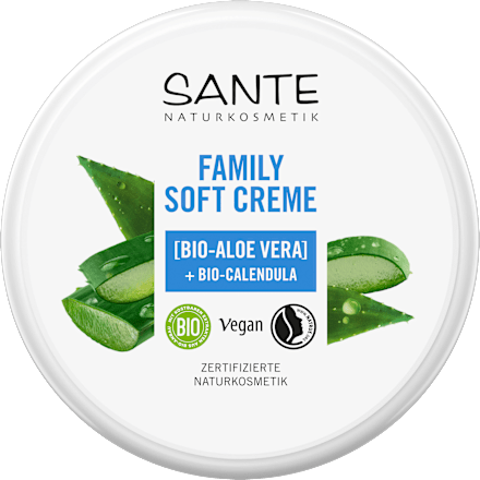 Pflegecreme Soft Family Bio-Calendula & Bio-Aloe Vera, 150 ml SANTE NATURKOSMETIK