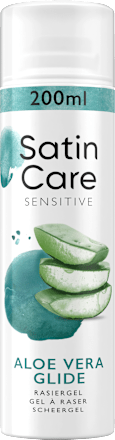 Gel à raser Satin Care, Aloe Vera, 200 ml