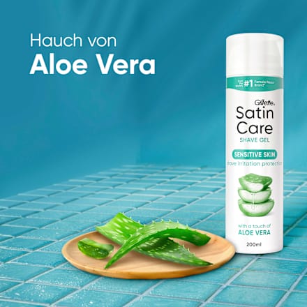 Rasiergel, Aloe Vera, 200 ml
