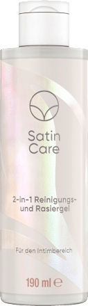 Reinigungs- & Rasiergel für den Intimbereich, 2in1, 190 ml Satin Care