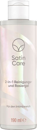 Reinigungs- & Rasiergel für den Intimbereich, 2in1, 190 ml Satin Care