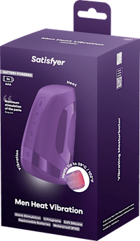 Satisfyer Men Heat Vibration Battery Series - Masturbator wärmend, 1 St