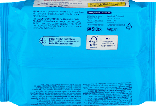 Feuchte Toilettentücher Bärenstark (2x60 St), 120 St