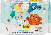 Vochtige toiletdoekjes ultra gevoelig (2x60 stuks), 120 stuks