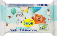 Feuchte Toilettentücher ultra sensitiv, Reisegröße, 20 St