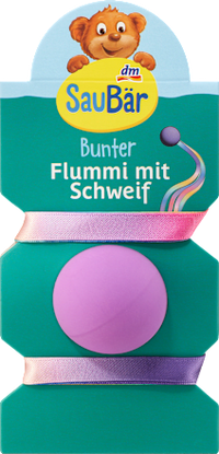 Flummi mit Schweif bunt, 1 St