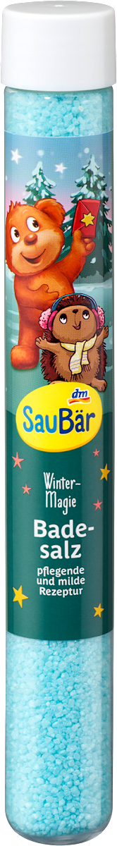 SauBär Geschenkset Badesalz im Röhrchen, 90 g
