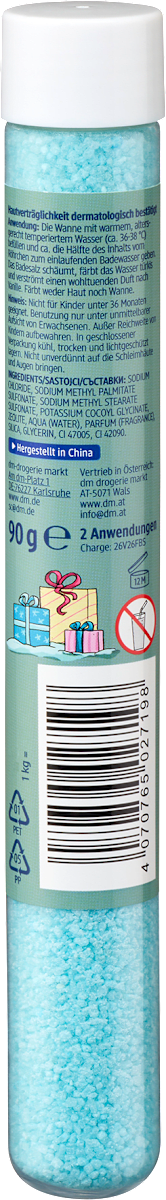 SauBär Geschenkset Badesalz im Röhrchen, 90 g
