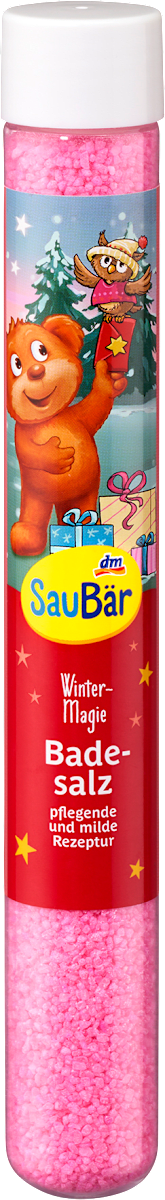 SauBär Geschenkset Badesalz im Röhrchen, 90 g
