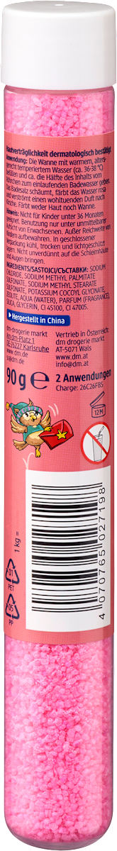 SauBär Geschenkset Badesalz im Röhrchen, 90 g