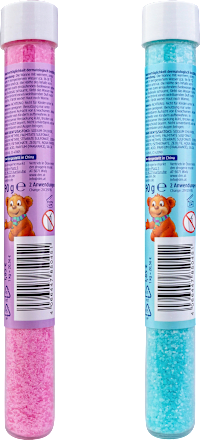 Geschenkset Kinder Badezusatz Badesalz Röhrchen Wintermagie SauBär