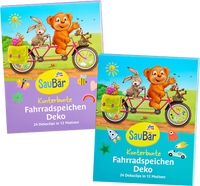 Geschenkset Kinder Ostern Fahrradspeichen-Deko 24tlg, 1 St