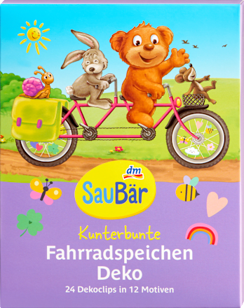 Geschenkset Kinder Ostern Fahrradspeichen-Deko 24tlg, 1 St