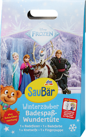 Geschenkset Kinder Winterzauber Badespaß-Wundertüte Frozen 5tlg, 1 St SauBär