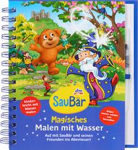 Geschenkset Magisches Wassermalbuch SauBär