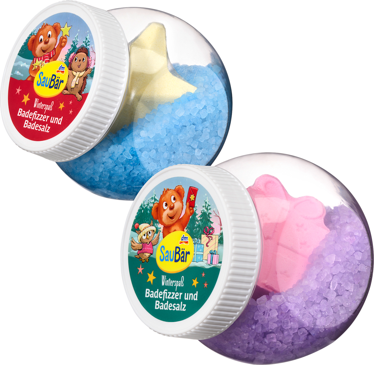 Geschenkset Winderspaß Badefizzer & Badesalz, 1 St