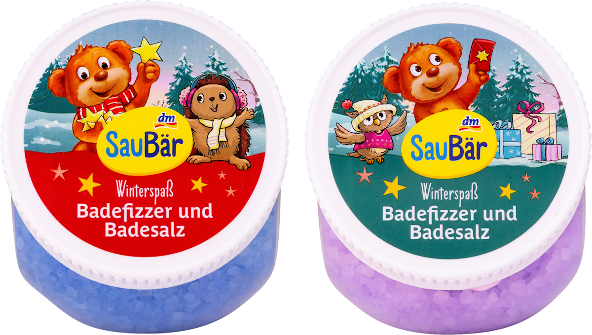 Geschenkset Winderspaß Badefizzer & Badesalz, 1 St