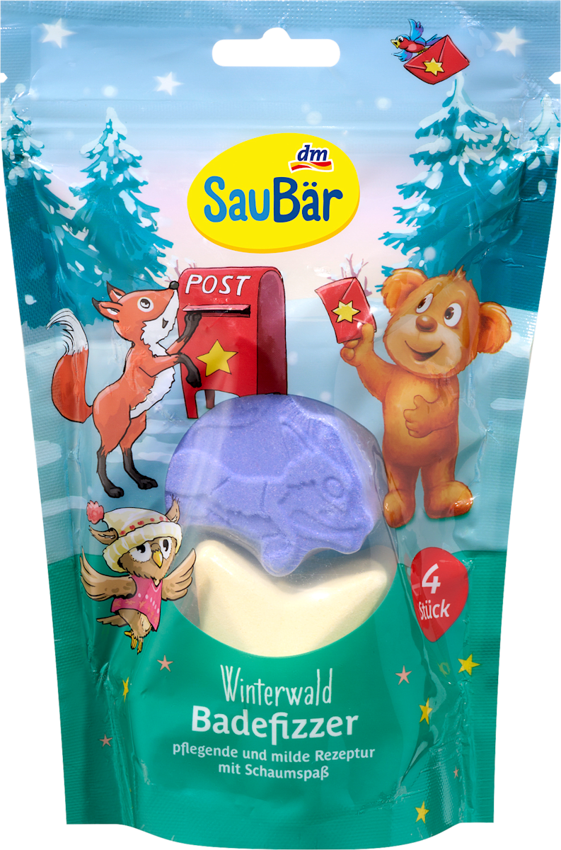 Geschenkset Winterwald Badefizzer (4x50 g), 1 St