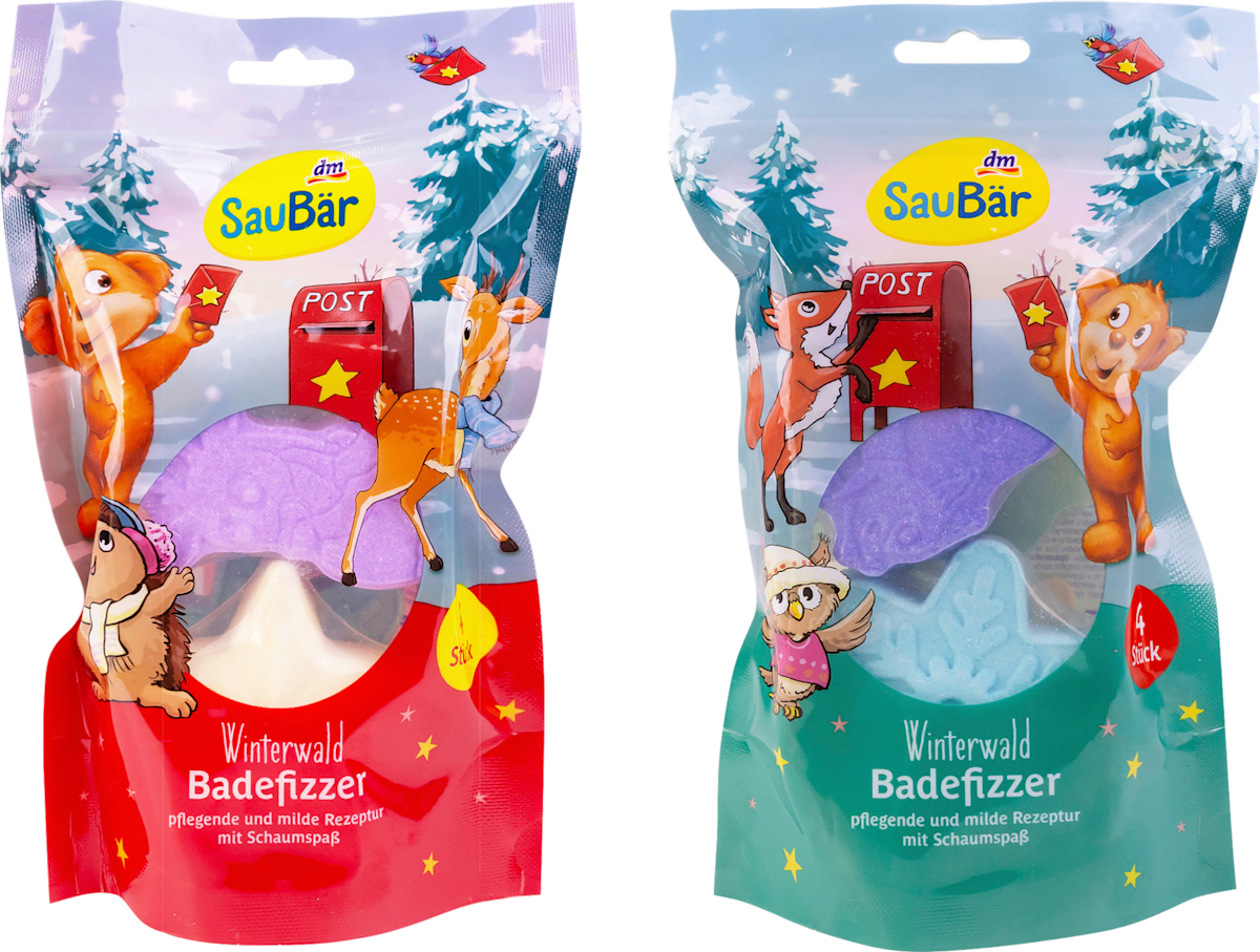 Geschenkset Winterwald Badefizzer (4x50 g), 1 St
