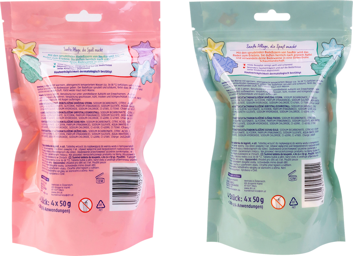 Geschenkset Winterwald Badefizzer (4x50 g), 1 St