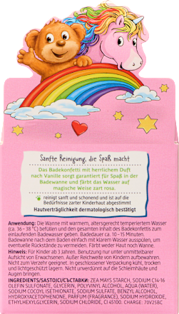 Kinder Badezusatz Badekonfetti, 1 St