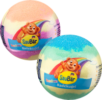 Kinderbadtoevoeging badbom regenboog, 1 stuk