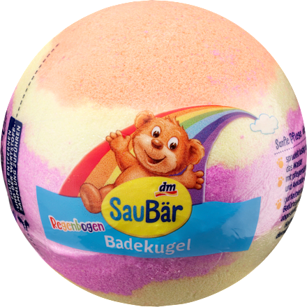 Kinderbadtoevoeging badbom regenboog, 1 stuk