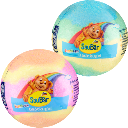 Kinder Badezusatz Badekugel Regenbogen, 1 St