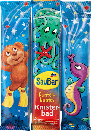 Kinderbadtoevoeging knisperend bad, 3x5g, 15 g