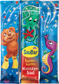 Kinderbadtoevoeging knisperend bad, 3x5g, 15 g