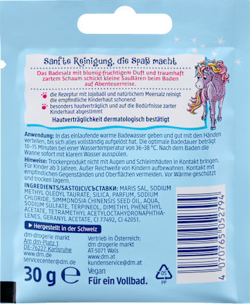 Kinder Badezusatz Traumschaum Badesalz, 30 g