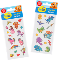 Kinder Haut-Tattoos Lustig-Bunt, 1 St