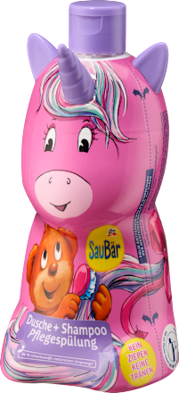 Kinder Shampoo, Duschgel & Spülung 3in1 Einhorn, 400 ml
