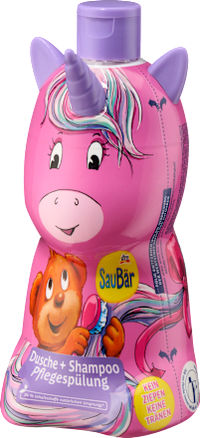 Kinder Shampoo, Duschgel & Spülung 3in1 Einhorn, 400 ml