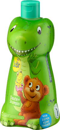 Kindershampoo &amp; Douchegel 2-in-1 Dino, 400 ml