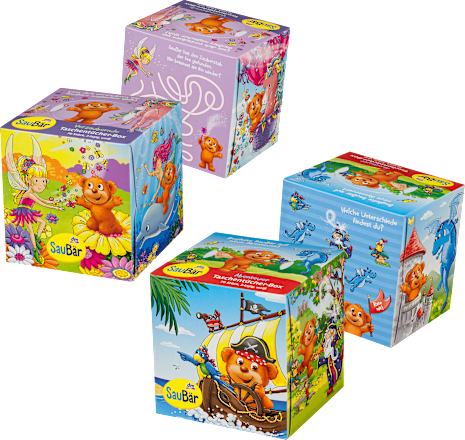 Kinderzakdoekendoos geassorteerd, 70 stuks