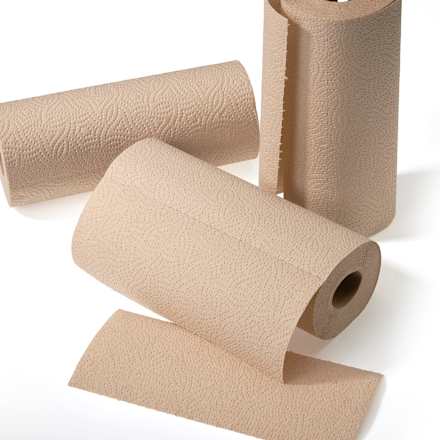 Keukendoeken halfvel recycling 3-laags (8x140 vellen), 8 stuks