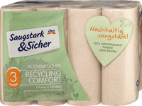 Keukendoeken halfvel recycling 3-laags (8x140 vellen), 8 stuks