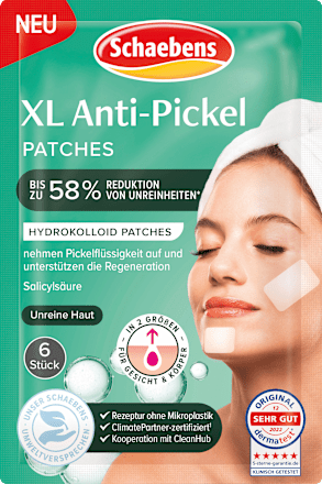 Anti- Pickel Patches XL, 6 Anwendungen, 1 St