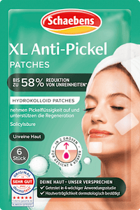 Patchs anti-acné XL, 6 applications, 1 pce