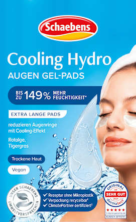 Koelende Hydro Oogkussentjes (1 paar), 2 stuks