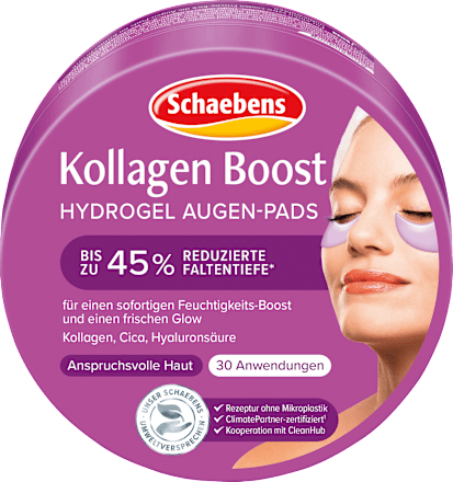 Oogpads Hydrogel Collagen Boost Jar (30 paar), 60 stuks