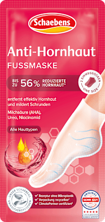 Voetmasker sokken anti-eelt (1 paar), 2 stuks