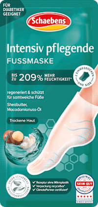 Voetmasker sokken intensieve verzorging met sheaboter &amp; macadamia (1 paar), 2 stuks