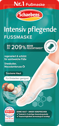 Fußmaske Socken intensive Pflege mit Sheabutter & Macadamia (1 Paar), 2 St
