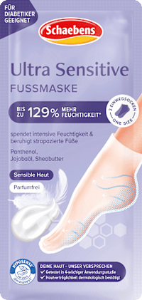 Fußmaske Socken Ultra Sensitive (1 Paar), 2 St