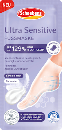 Fußmaske Socken Ultra Sensitive (1 Paar), 2 St