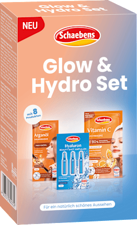 Cadeauset Glow + Hydro 8-delig, 1 stuk