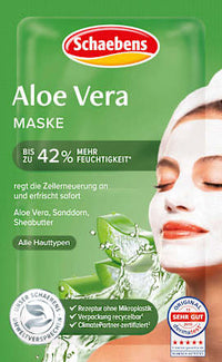 Aloë vera gezichtsmasker (2x5 ml), 10 ml