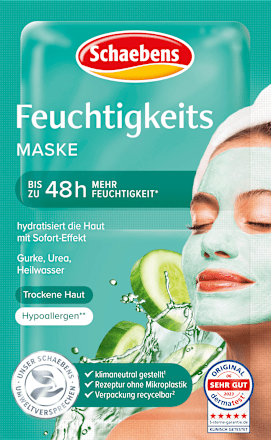 Gesichtsmaske Feuchtigkeit Sofort-Effekt (2 x 5 ml), 10 ml Schaebens
